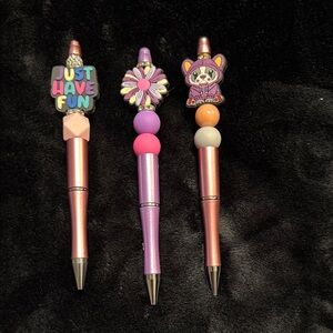 Colorful Fun Pen Set with Charms